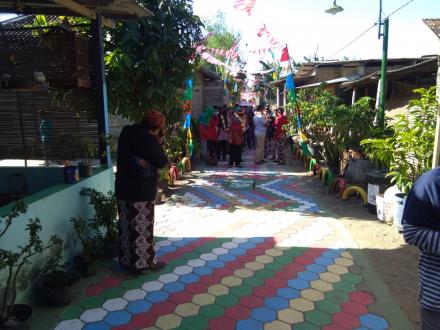 Menyemarakkan HUT Kemerdekaan ke-74 Republik Indonesia Dusun Jembangan Mengadakan Lomba Kebersihan T